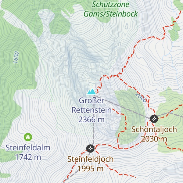 Map of Großer Rettenstein