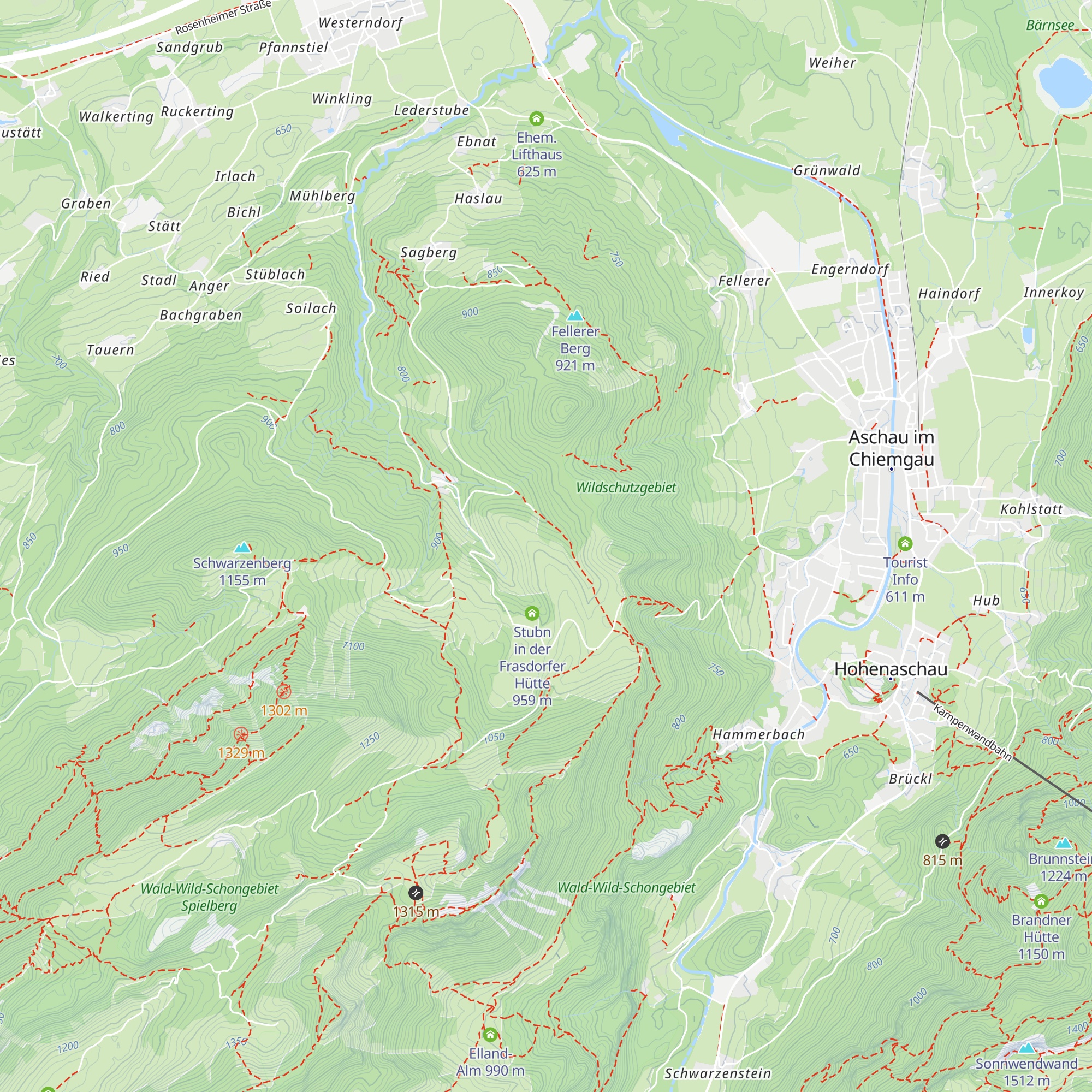 Gumpertsbergerhütte map
