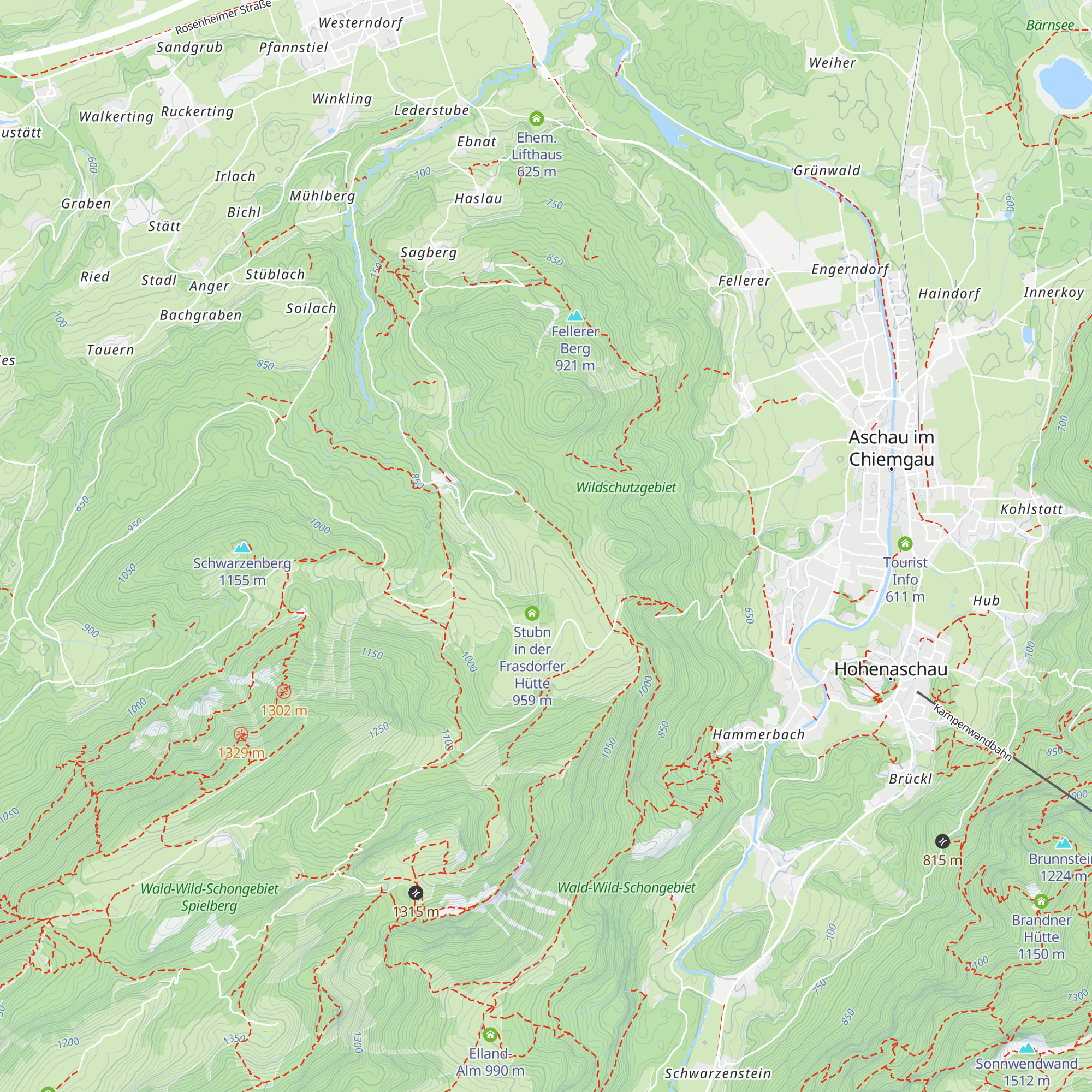 Gumpertsbergerhütte map