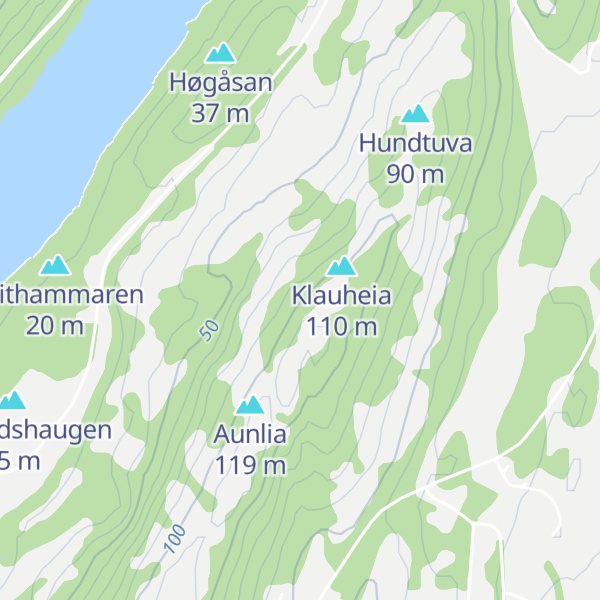 Map of Kvitberget