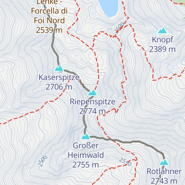 Map of Riepenspitze