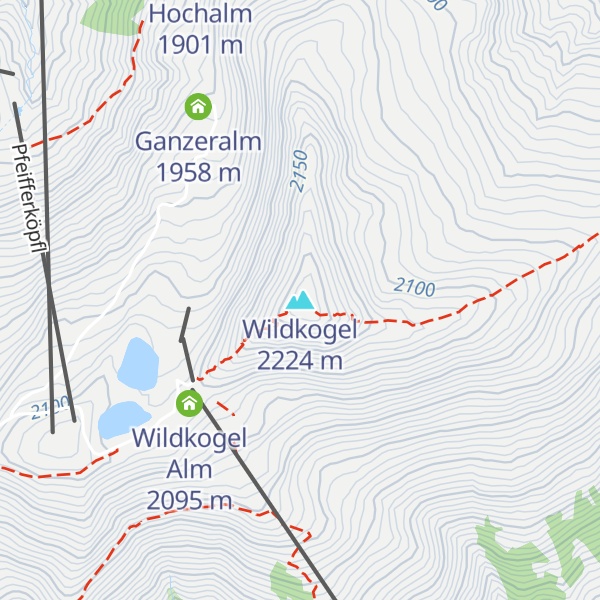Map of Wildkogel