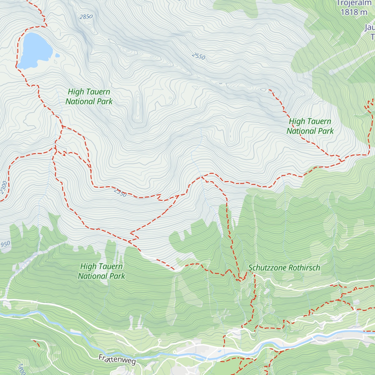 Reggen-Alm map