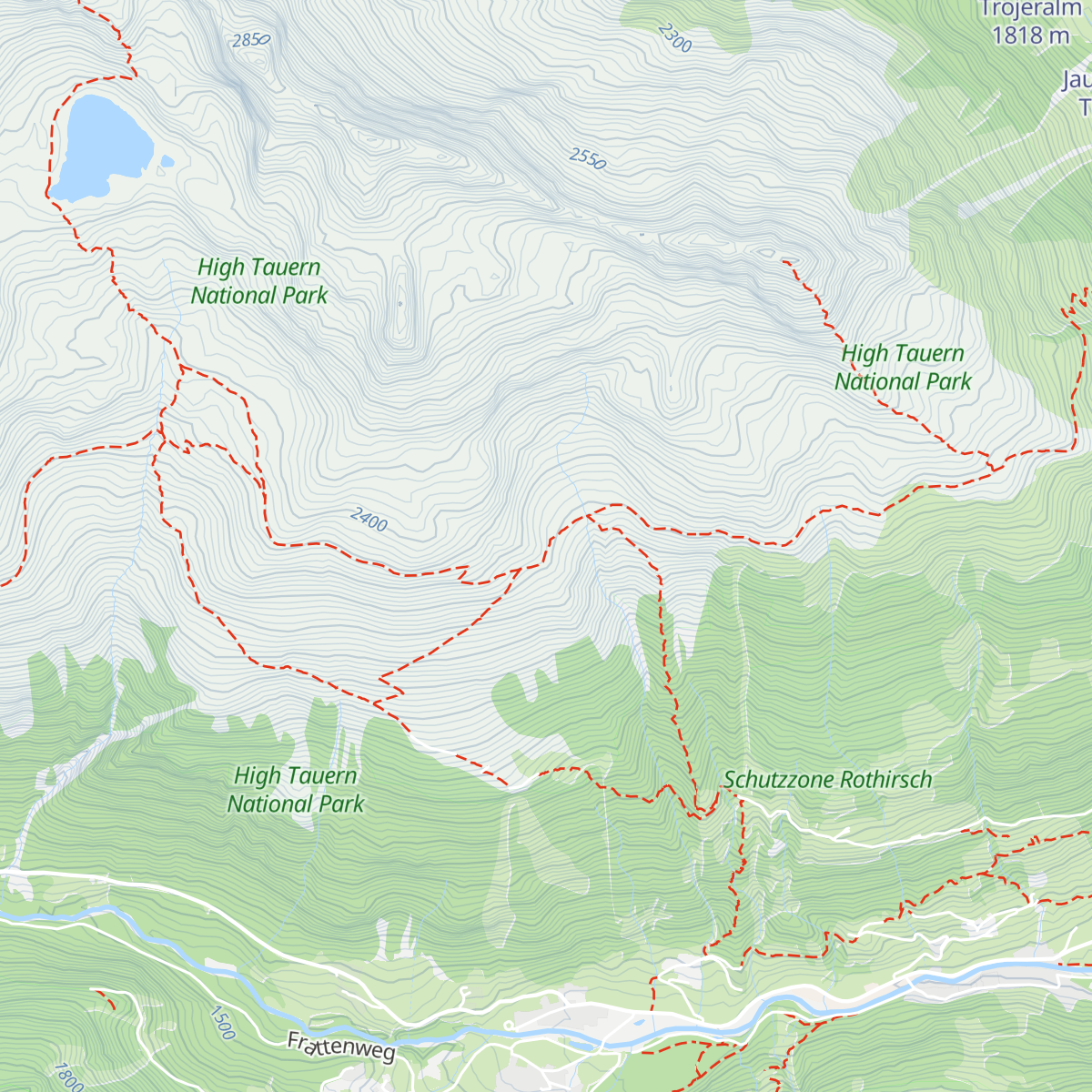 Reggen-Alm map