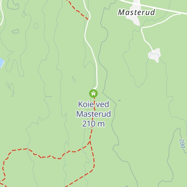 Map of Koie ved Masterud