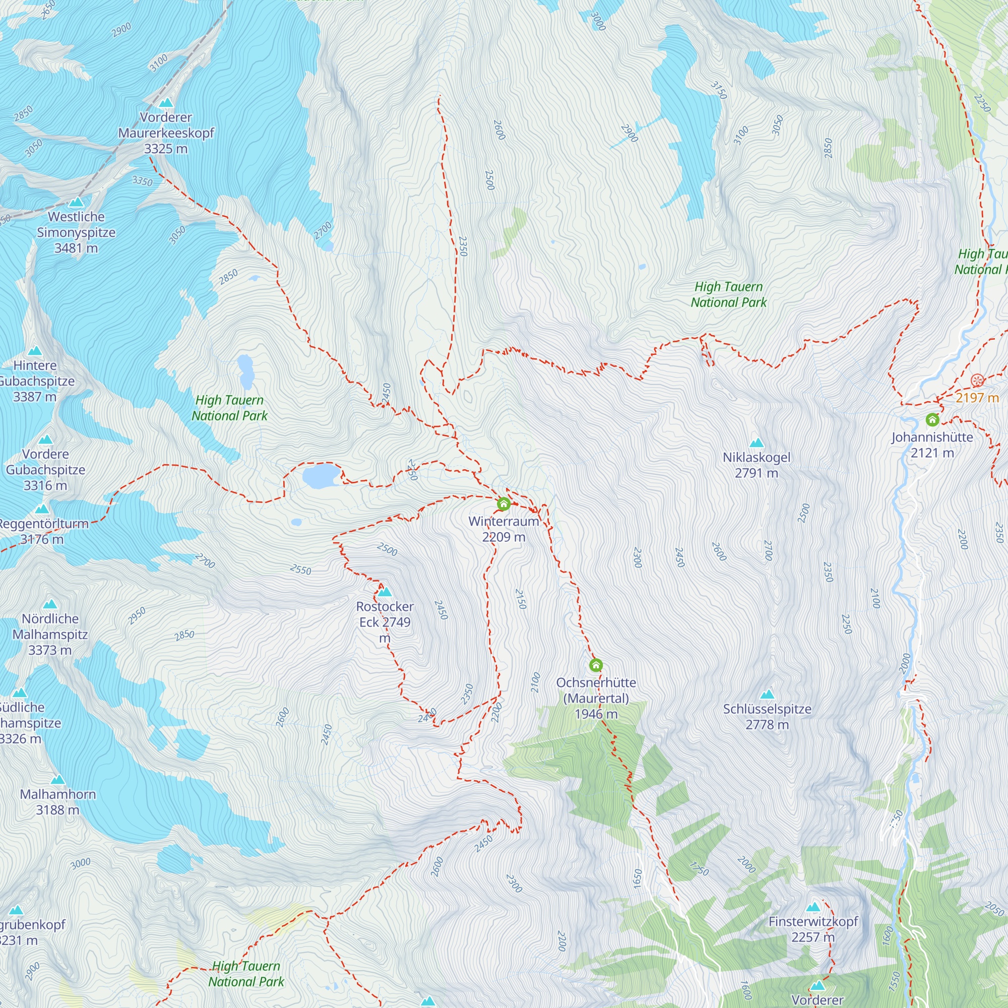 Winterraum map