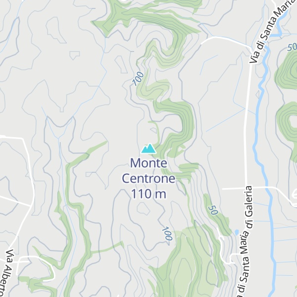 Map of Monte Centrone