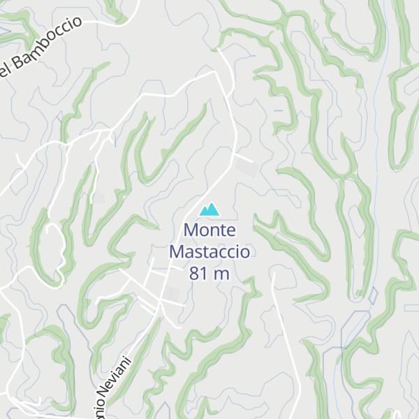 Map of Monte Mastaccio
