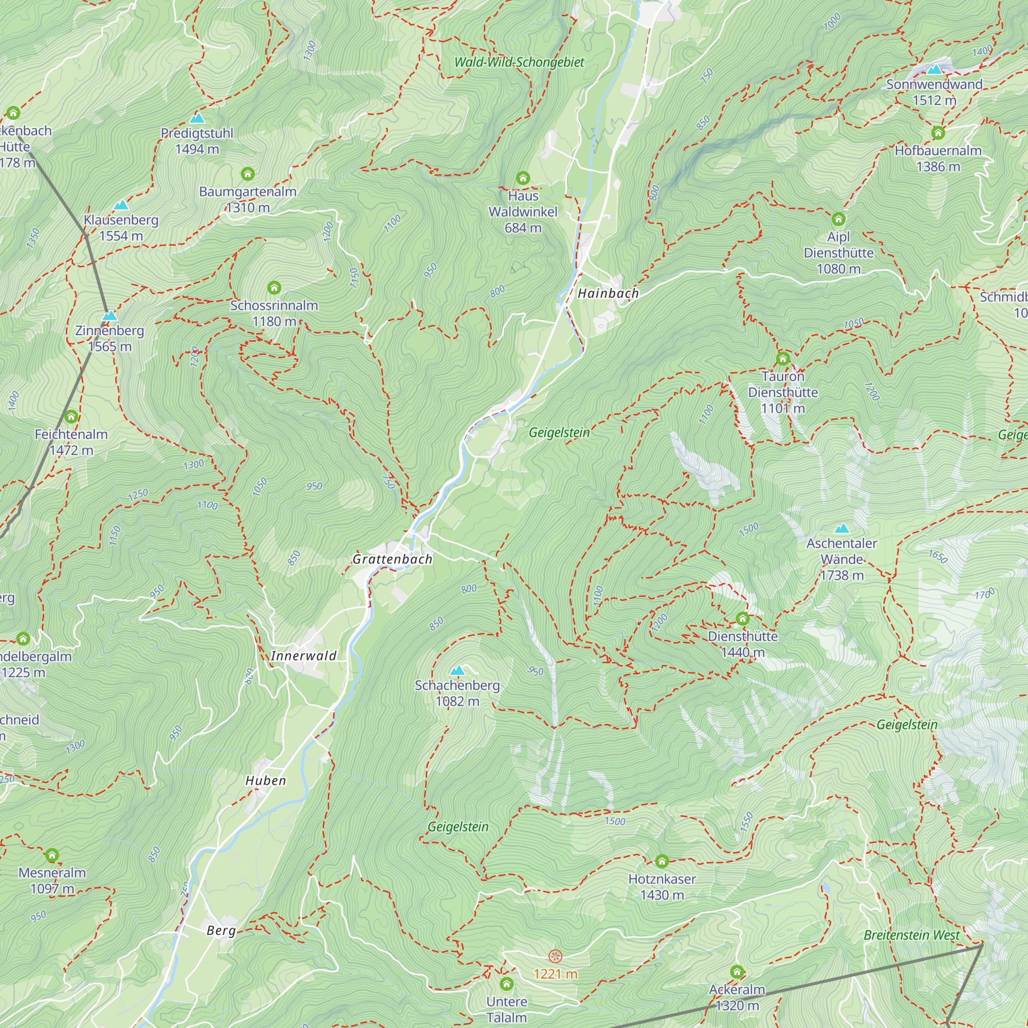 Wildfütterung map