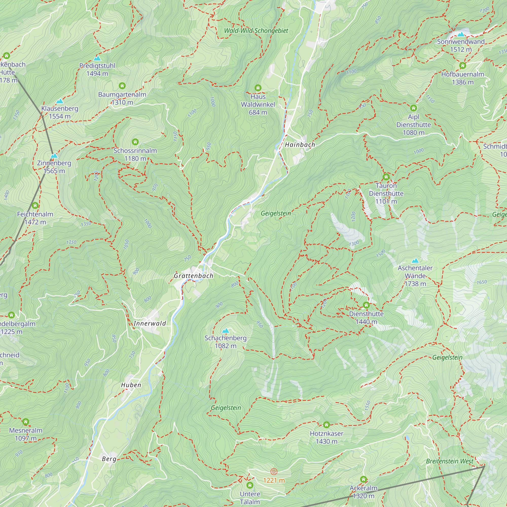 Wildfütterung map