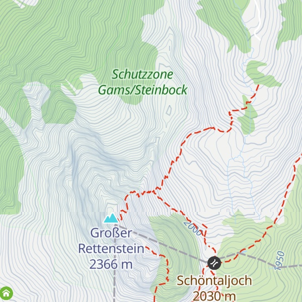 Map of Blaufeldköpfe
