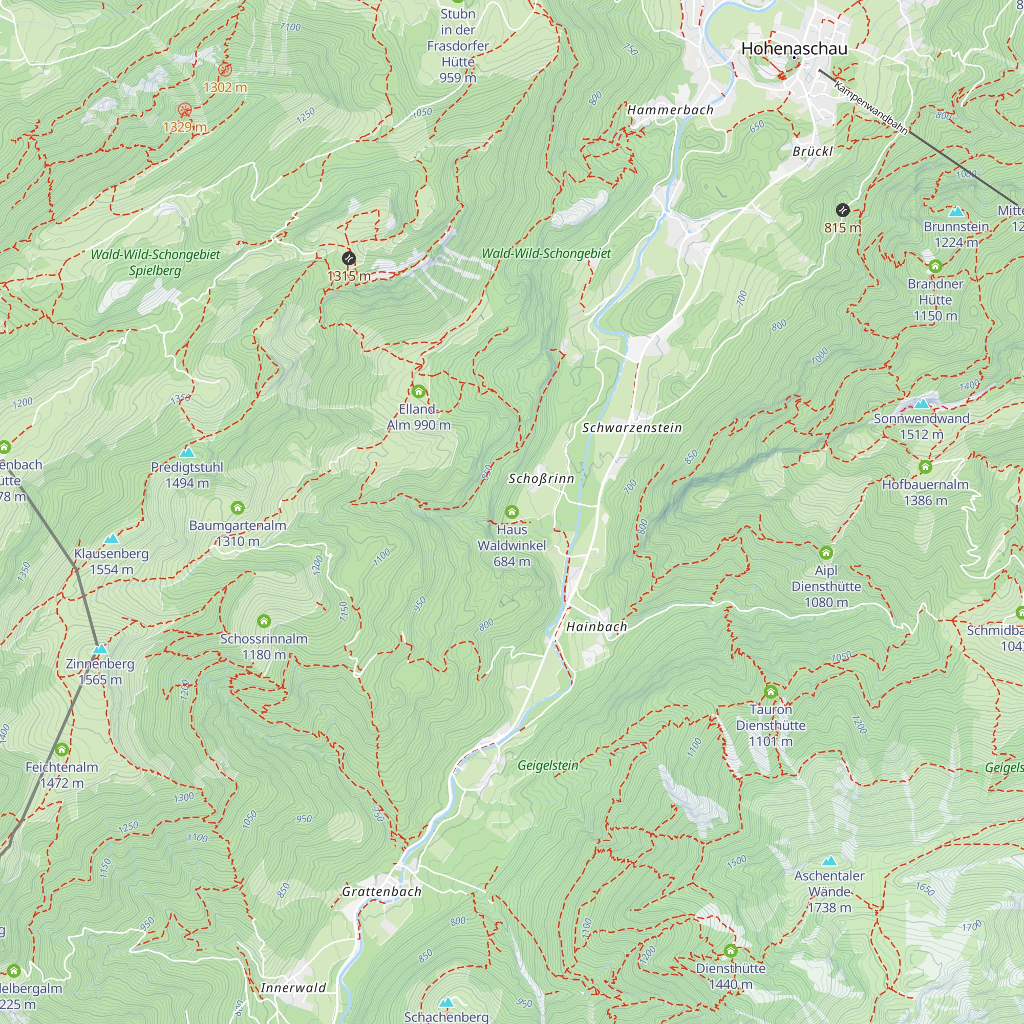Haus Waldwinkel map
