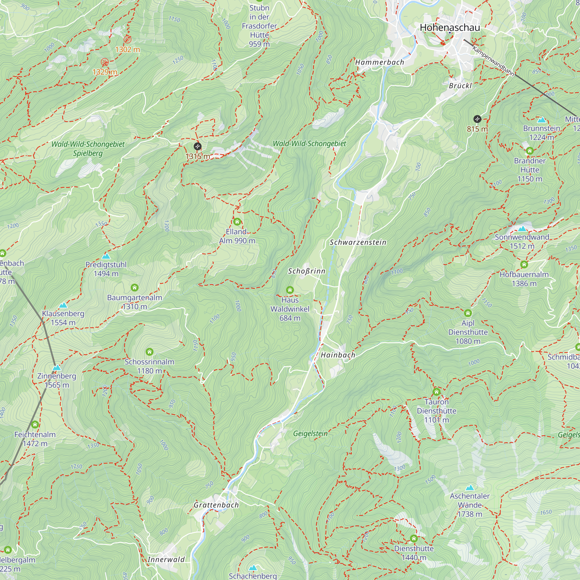 Haus Waldwinkel map