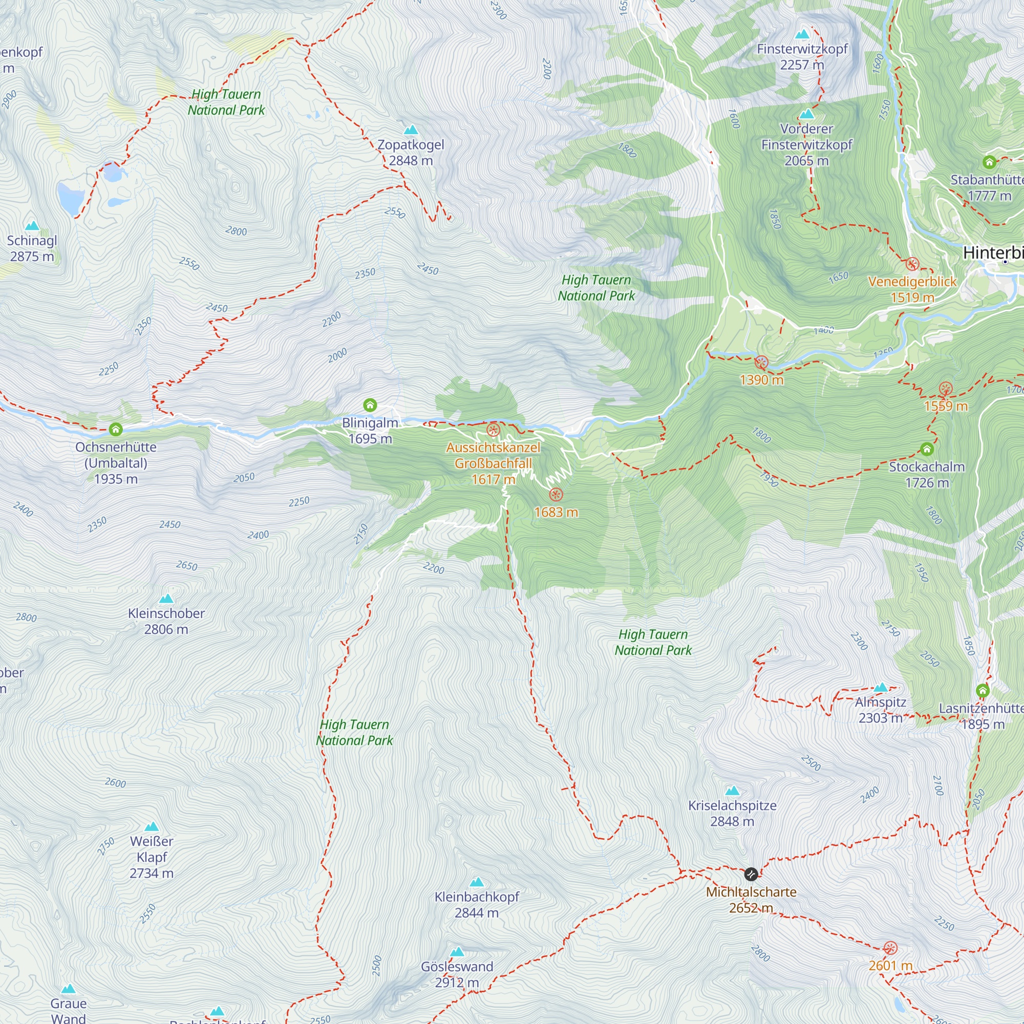 Stürmitzalm map
