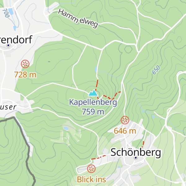 Map of Kapellenberg