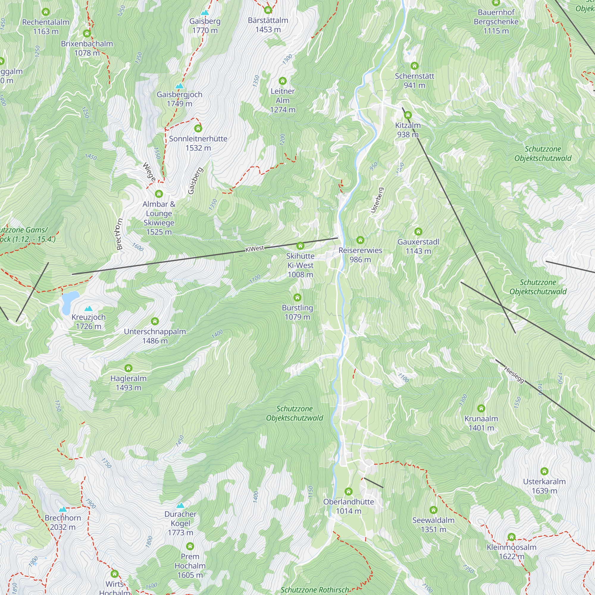 Bürstling map