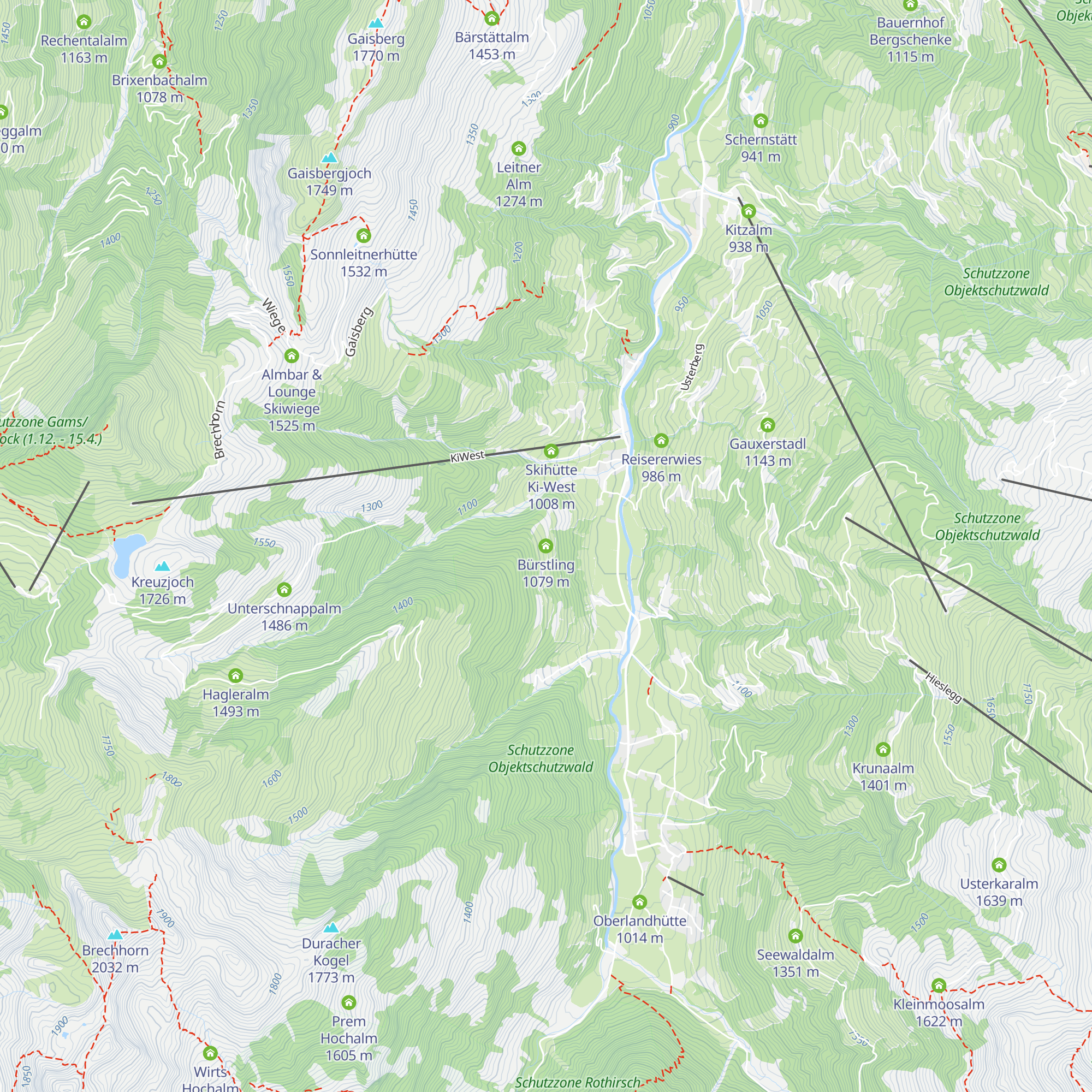 Bürstling map