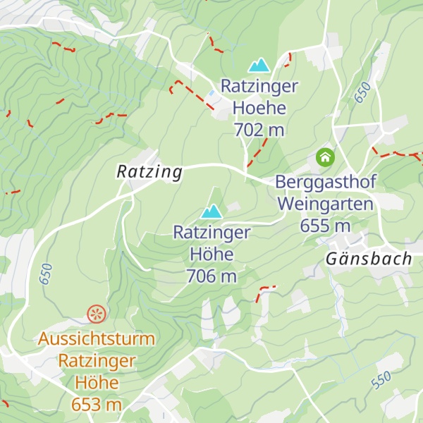 Map of Ratzinger Höhe