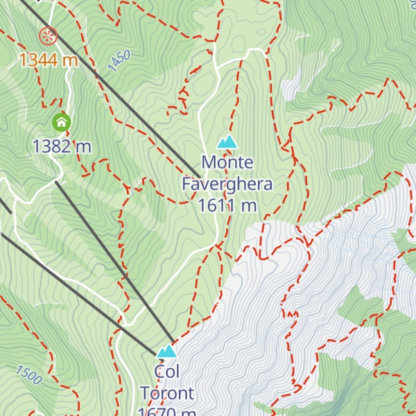 Map of Ex Rifugio Brigata Alpina Cadore