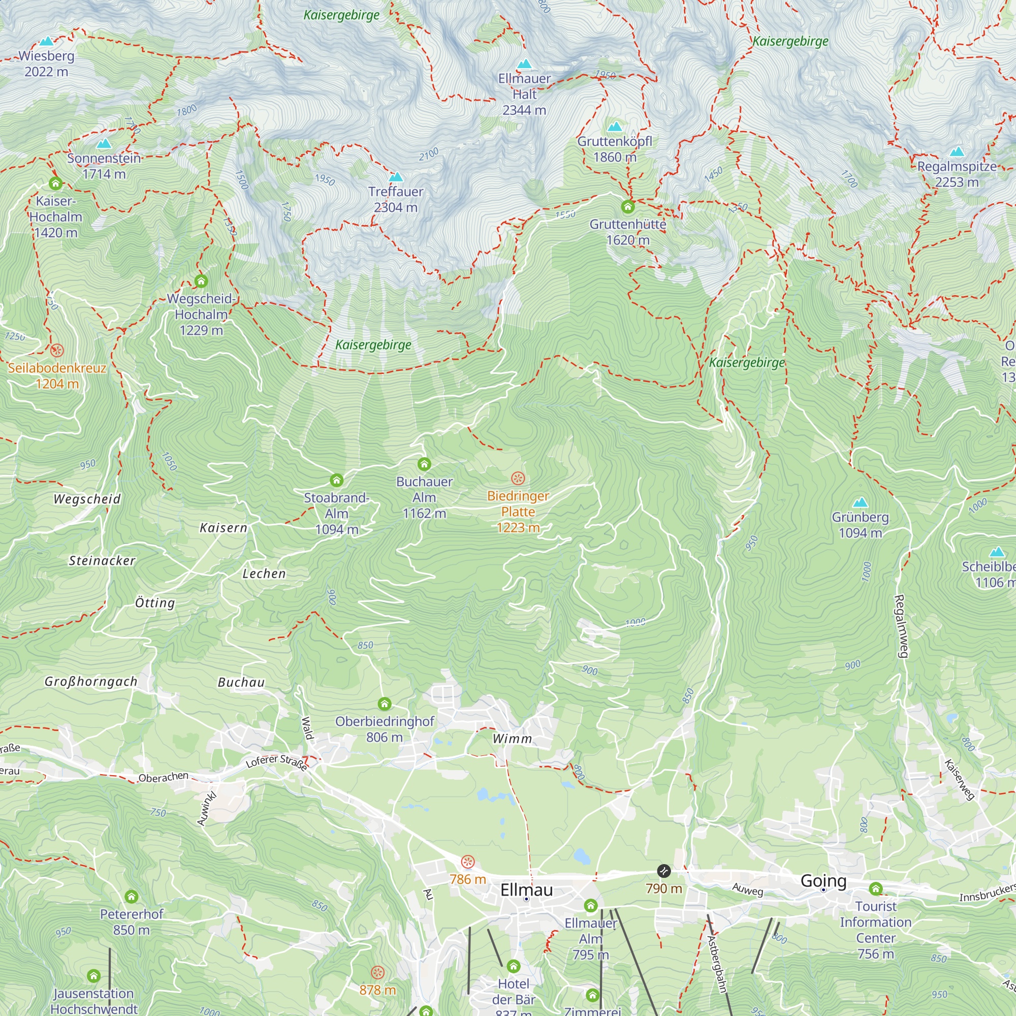 Biedringer Alm map