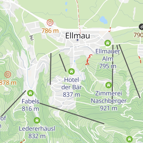 Map of Hotel der Bär