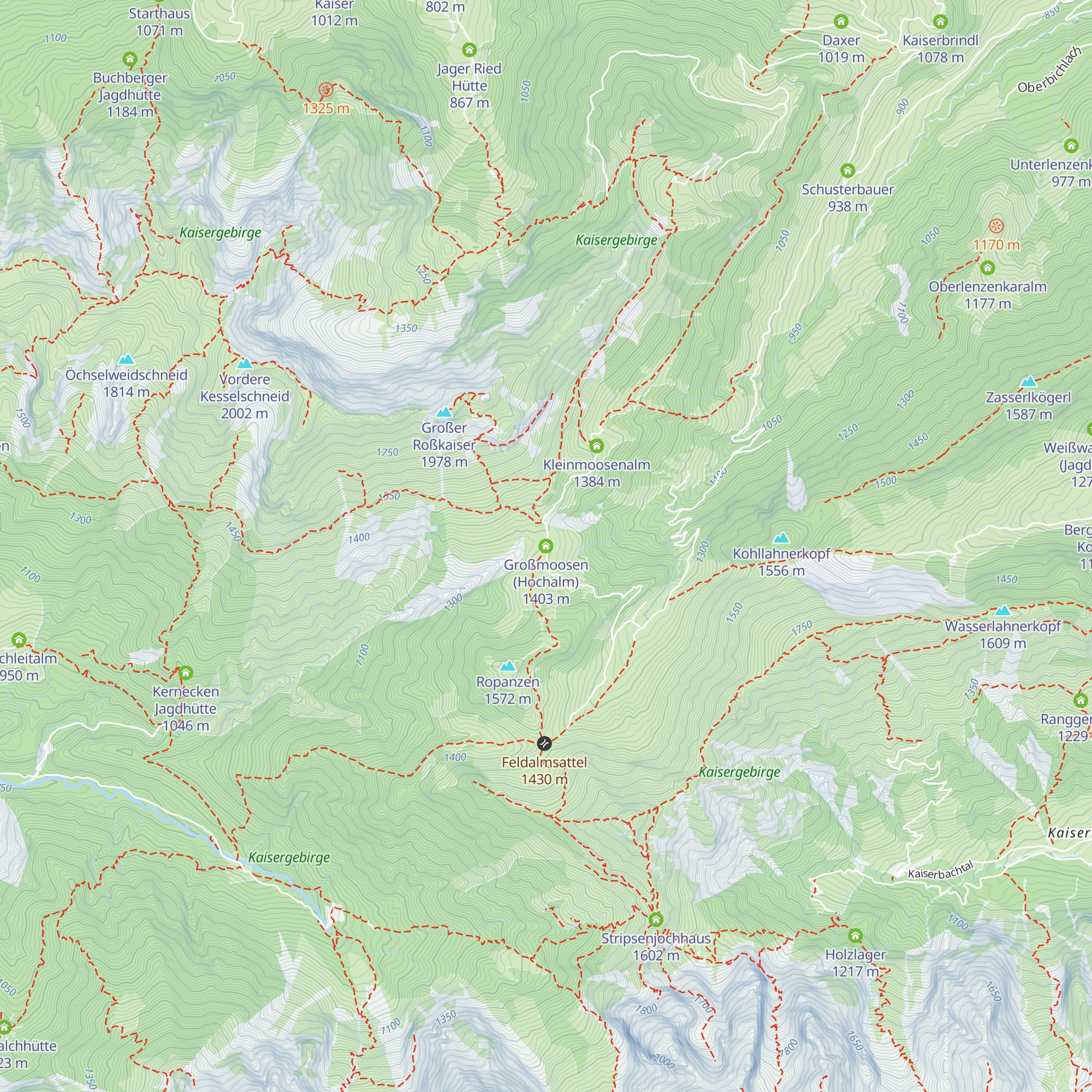 Großmoosen (Hochalm) map