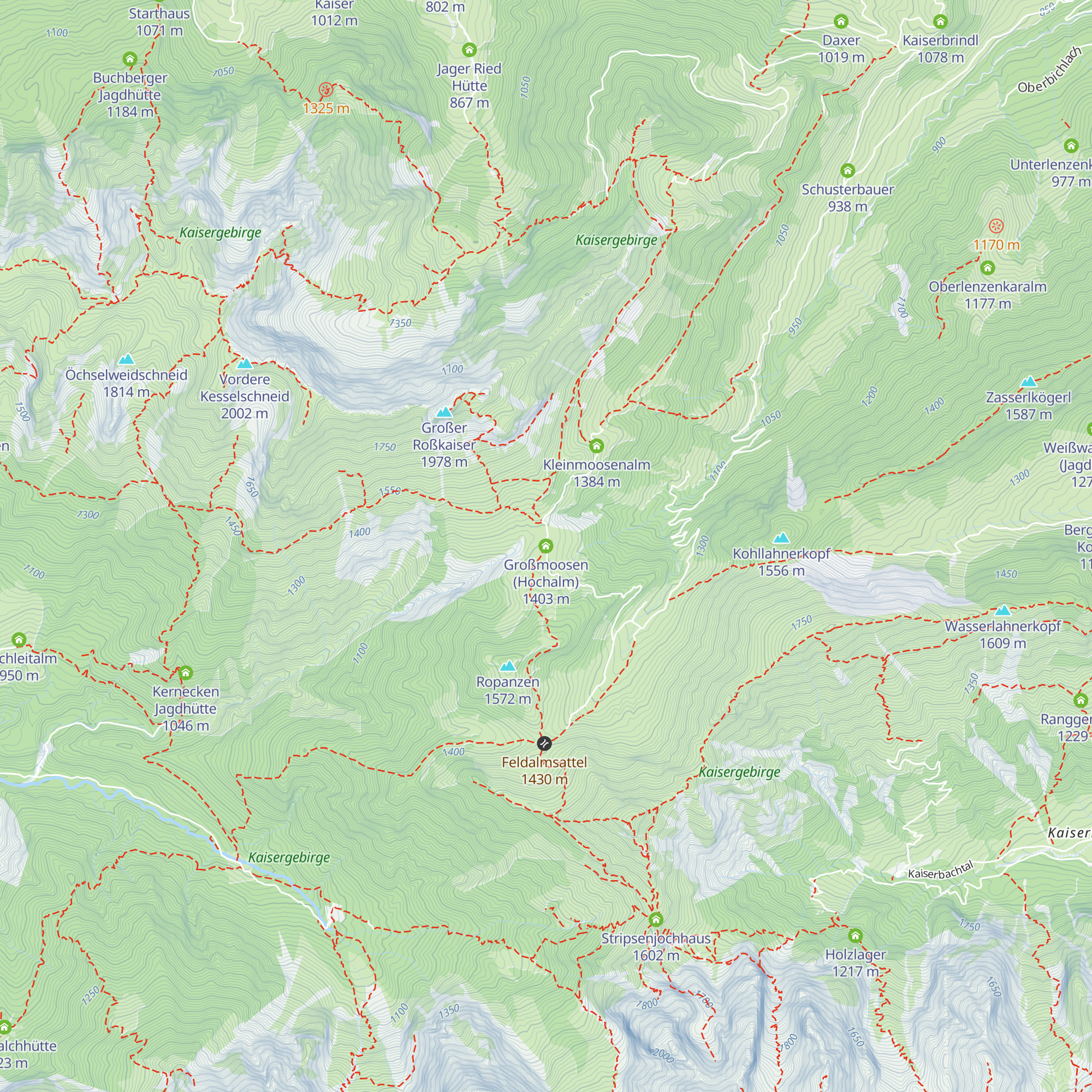 Großmoosen (Hochalm) map