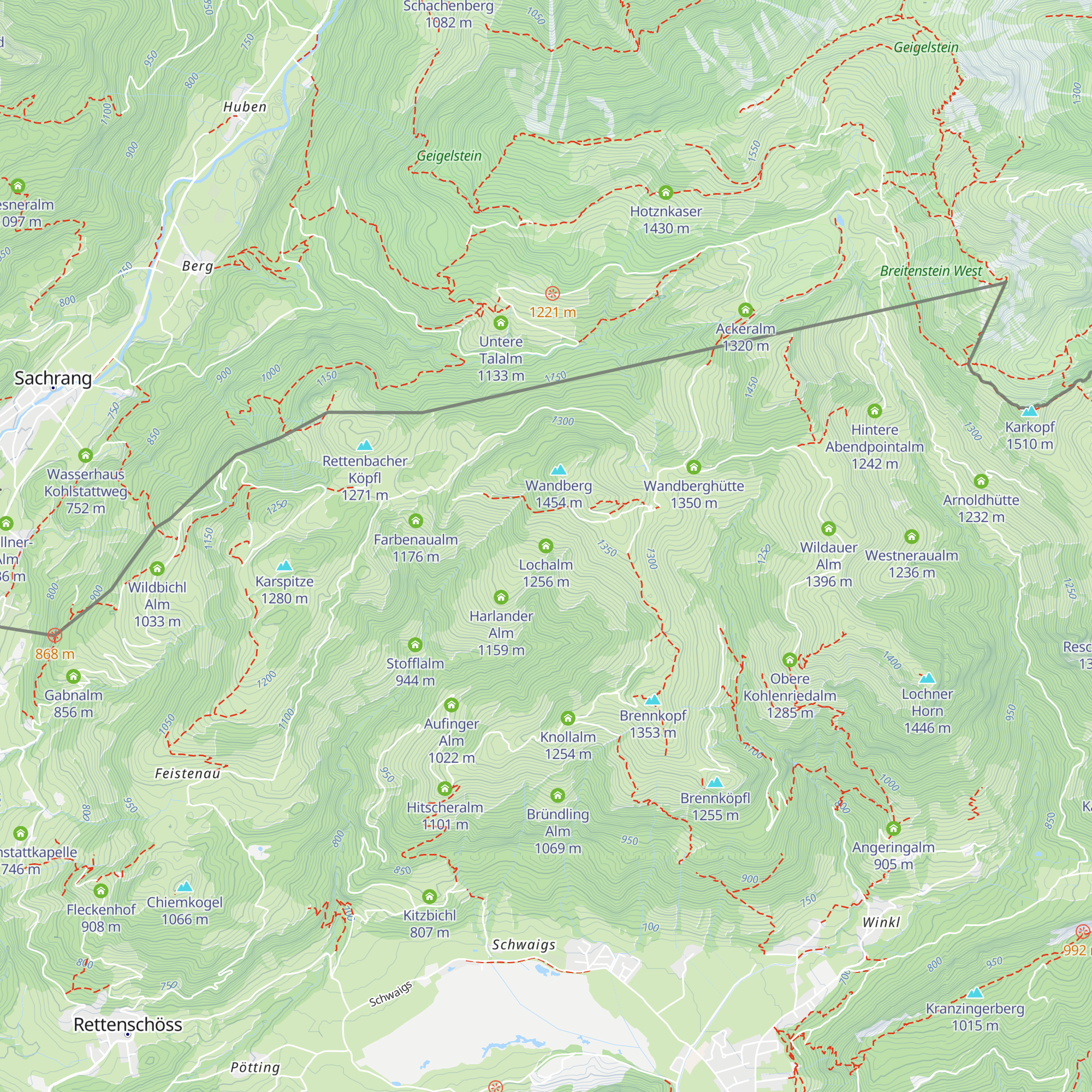 Lochalm map