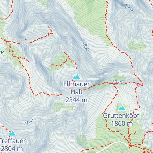 Map of Ellmauer Halt