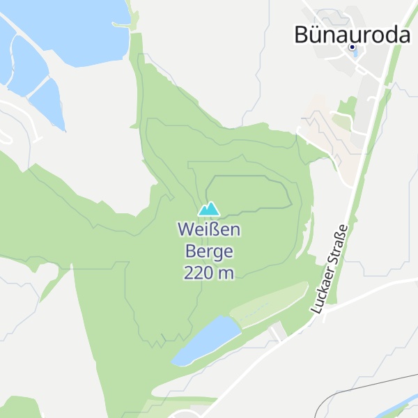 Map of Weißen Berge
