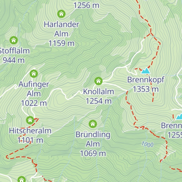 Map of Marschbachalm