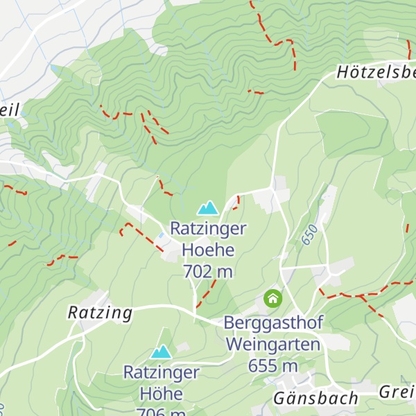 Map of Ratzinger Hoehe