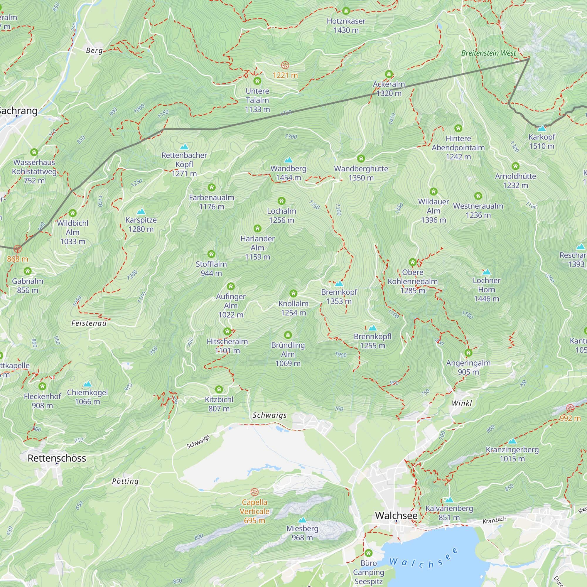 Knollalm map