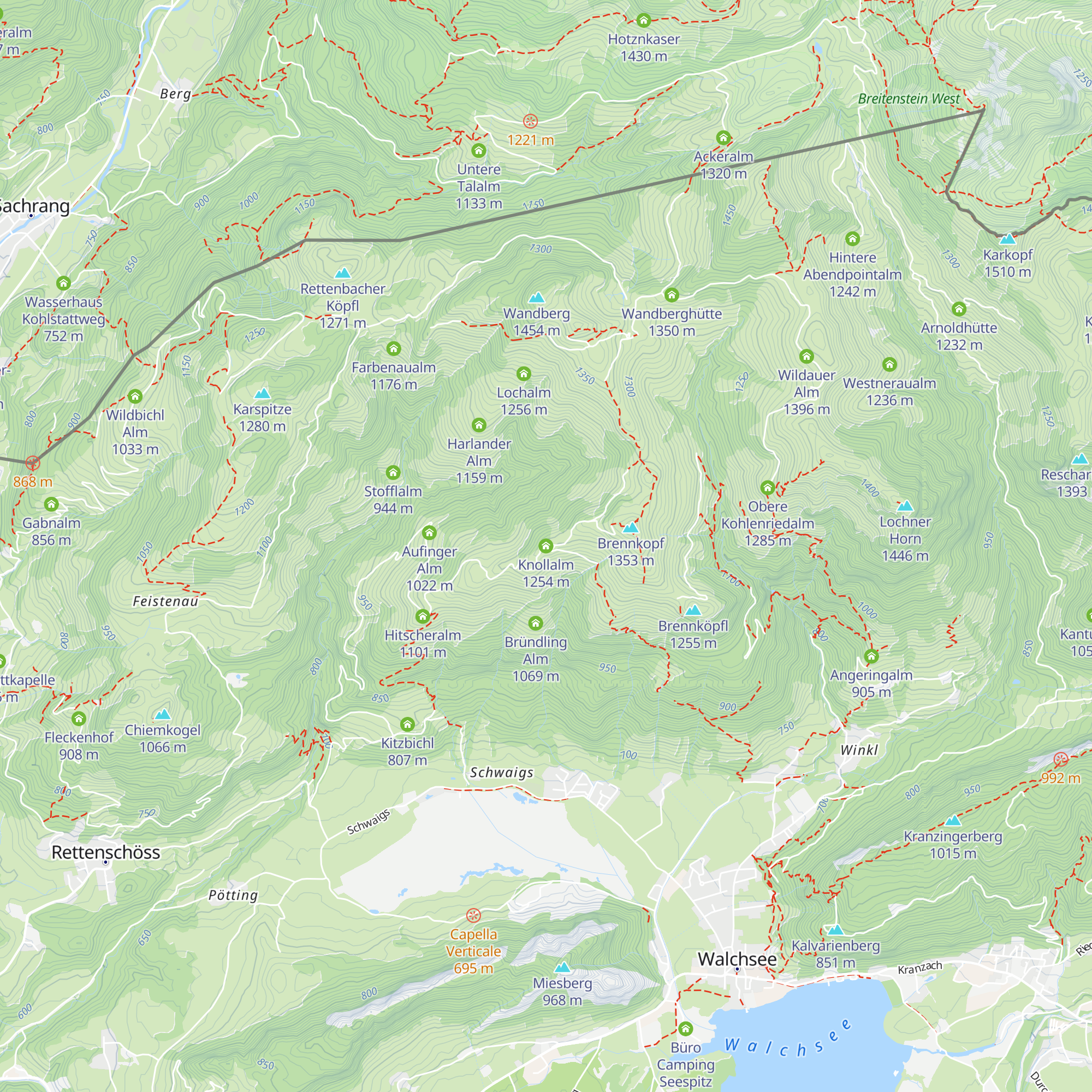 Knollalm map