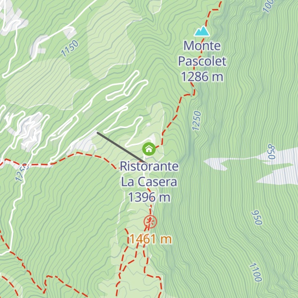 Map of Ristorante La Casera