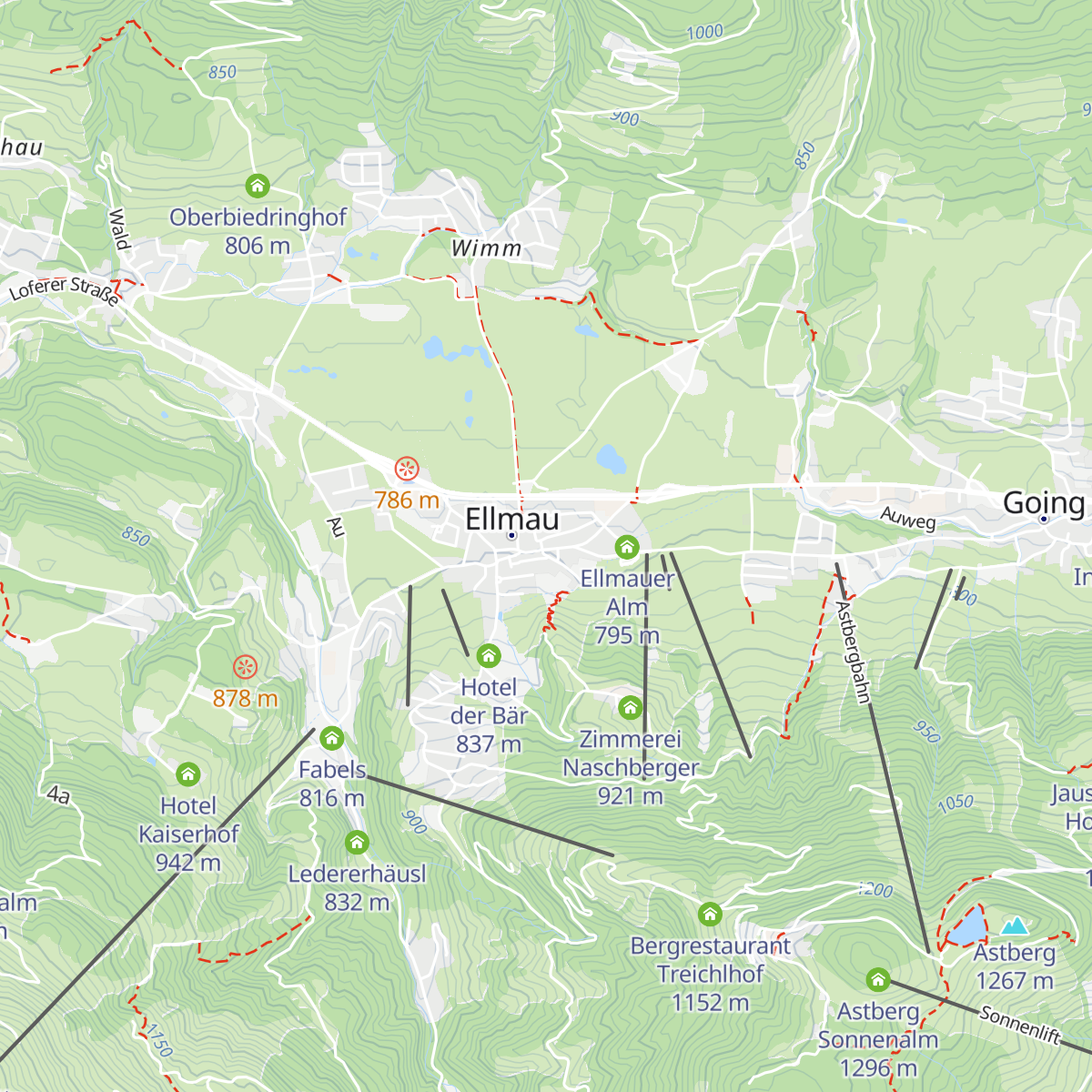 Touristeninformation map