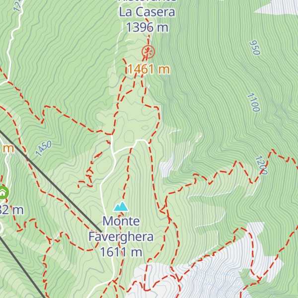 Map of Casera Favergheretta