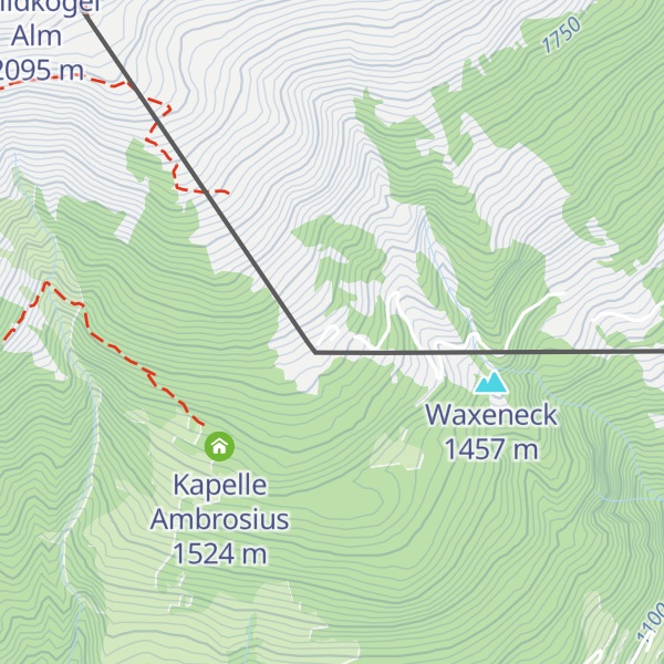 Map of Vierlauchenhuette