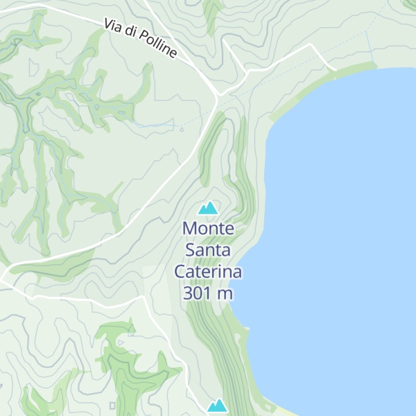 Map of Monte Santa Caterina
