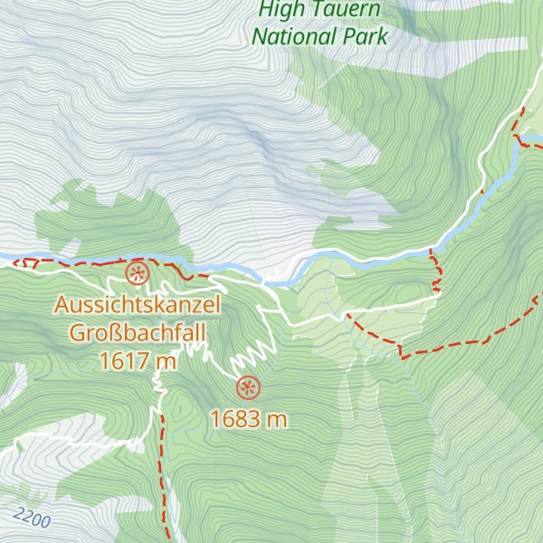Map of Islitzeralm