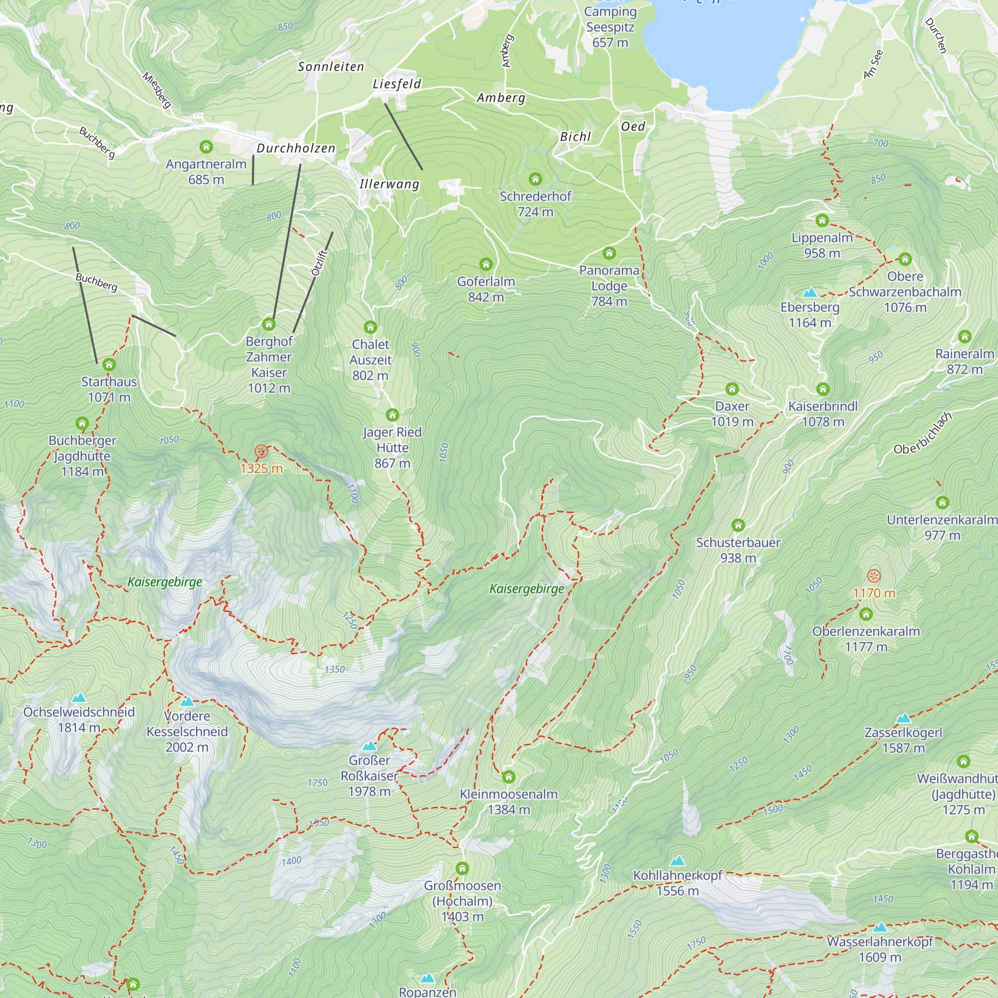 Jöchlalm map
