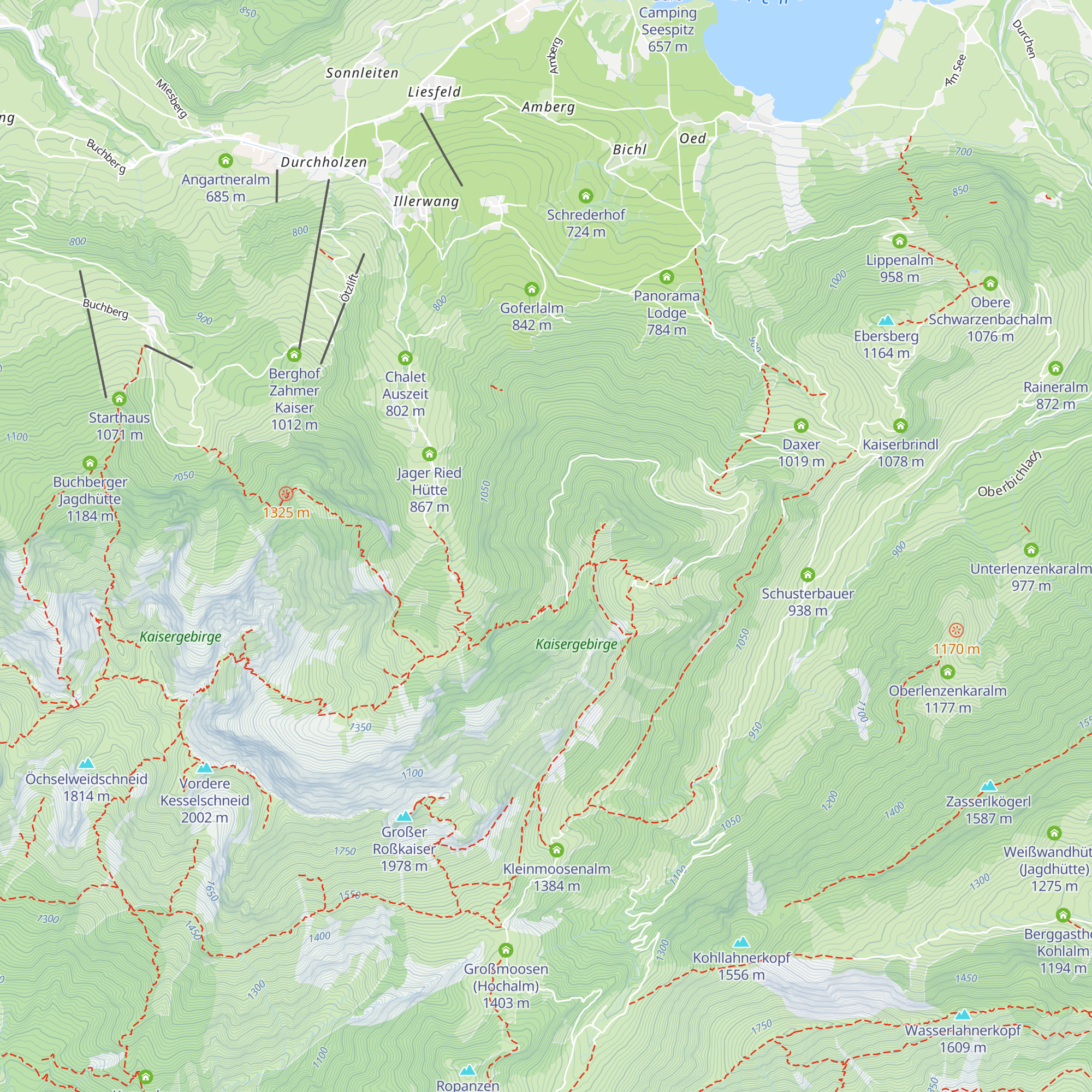 Jöchlalm map