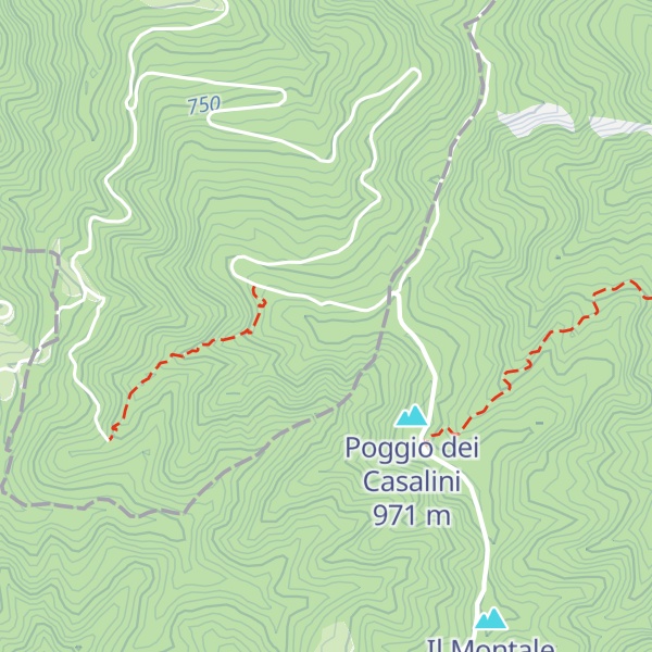 Map of Cima le Fienaie