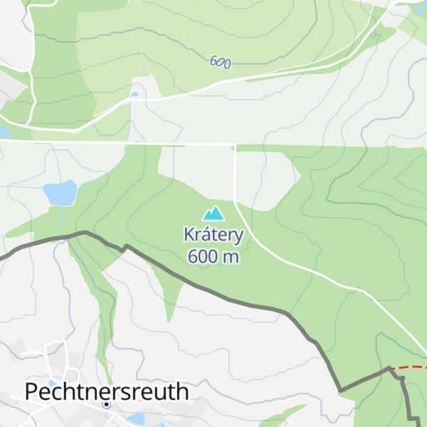 Map of Krátery