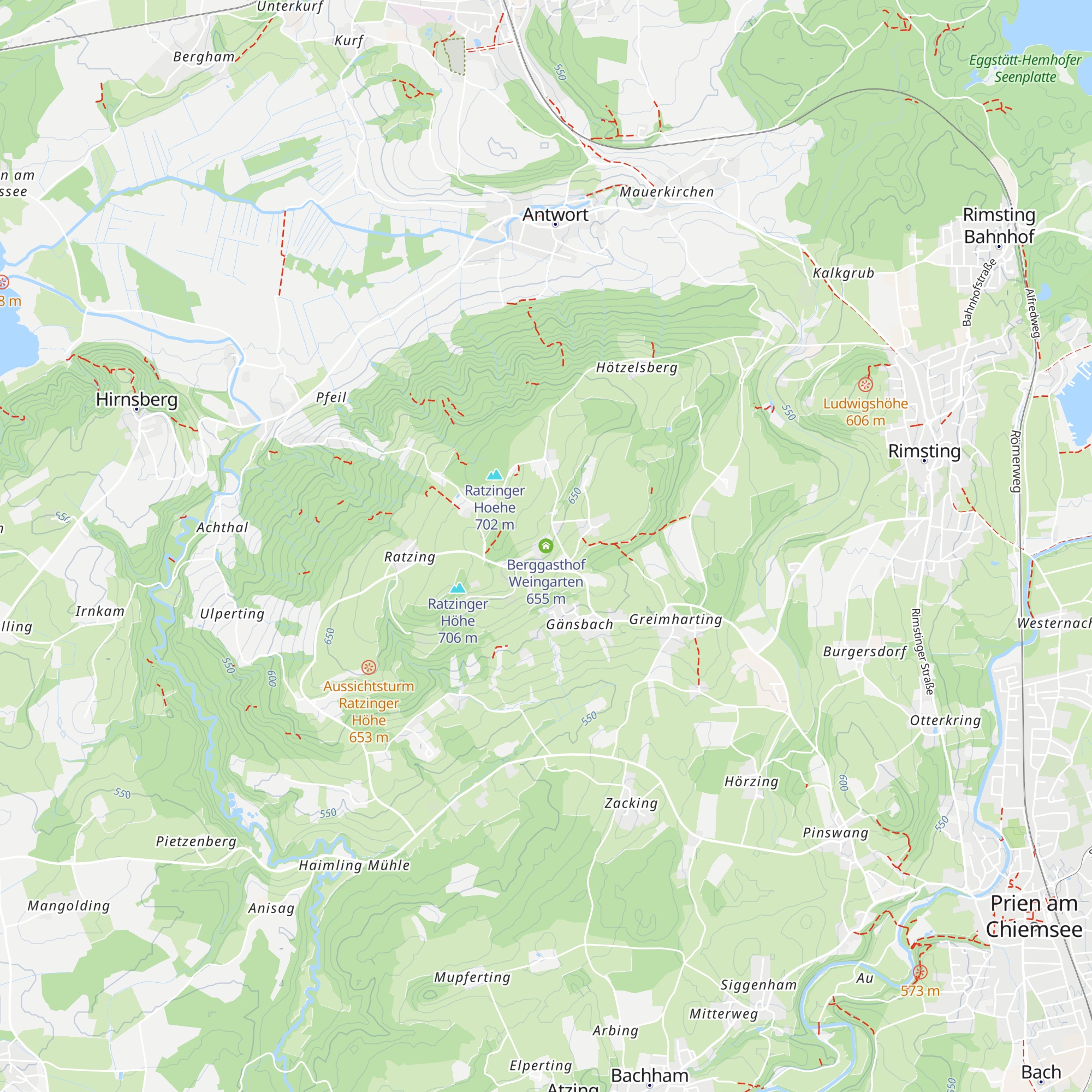 Berggasthof Weingarten map