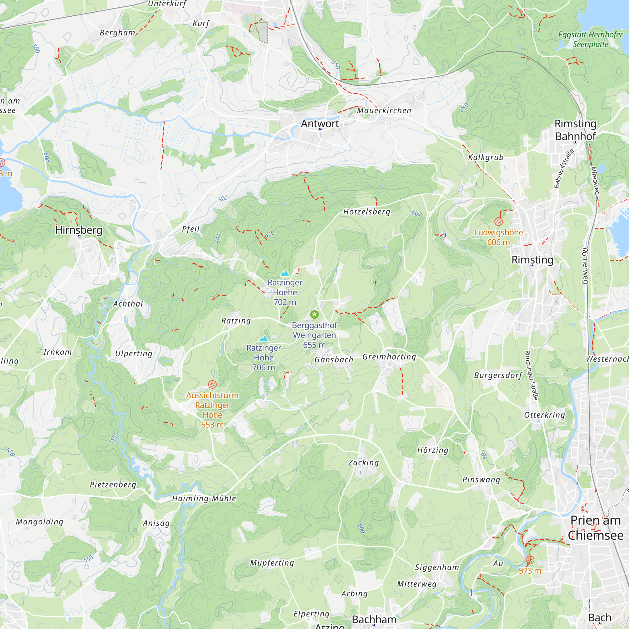 Berggasthof Weingarten map