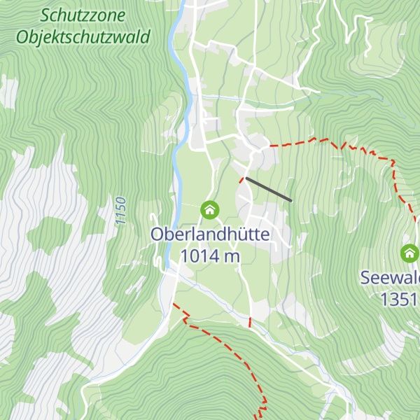 Map of Oberlandhütte