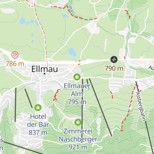 Map of Ellmauer Alm