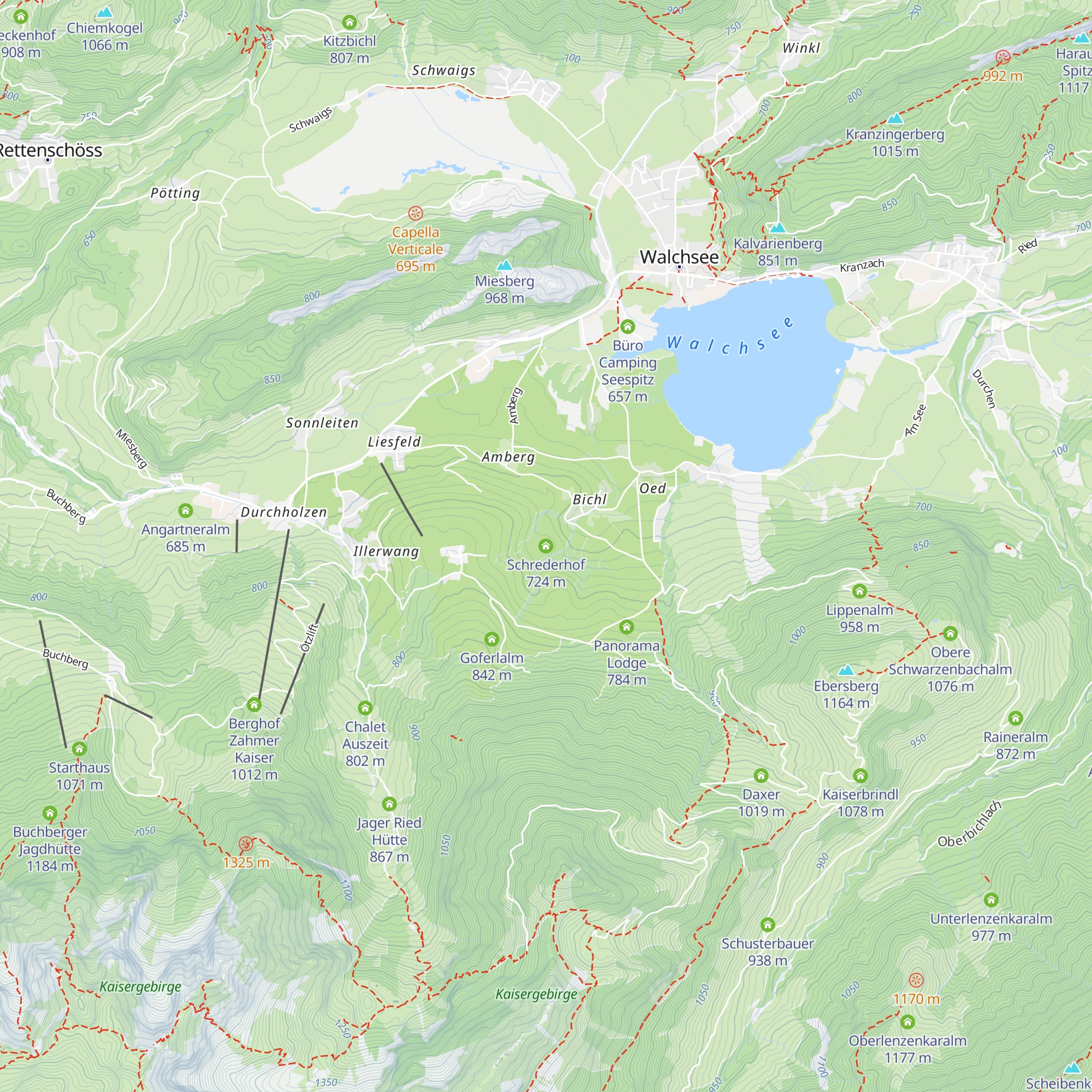 Schrederhof map