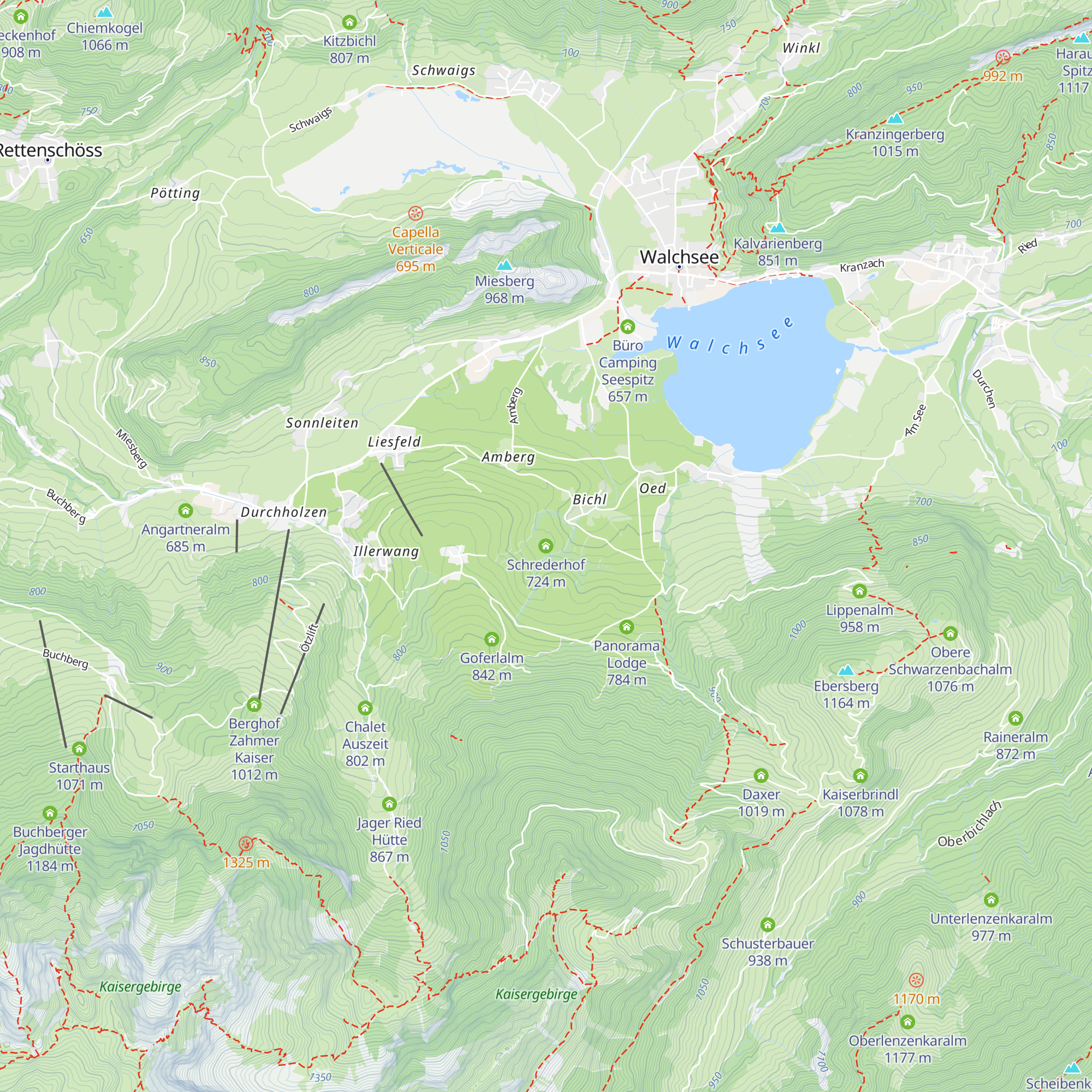 Schrederhof map